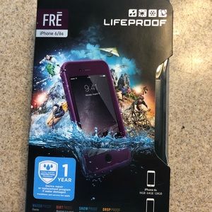 Life proof iPhone 6 case in purple